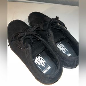 Vans - black - sz 7 women